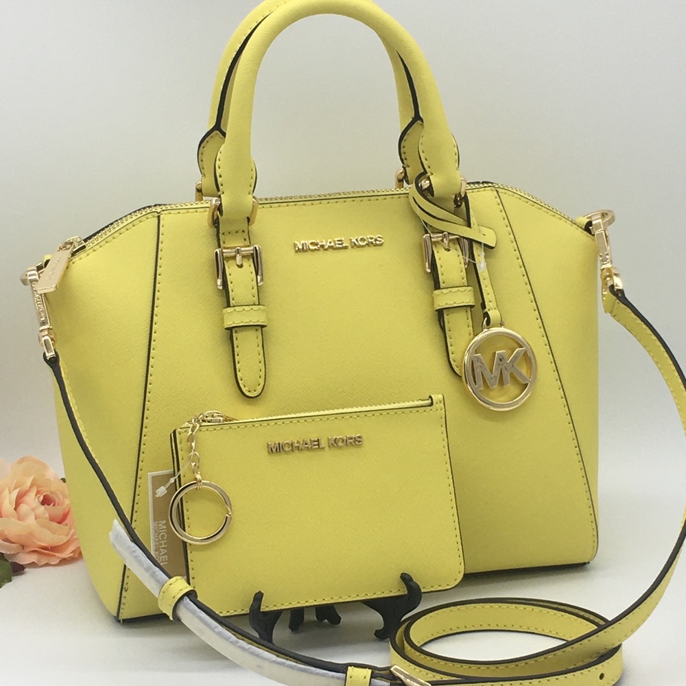 MICHAEL KORS CIARA MD MESSENGER & SM TZ COINPOUCH - Picture 6 of 8